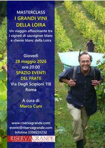 I grandi vini della Loira. Giovedì 28 maggio 2026 ore 20:00