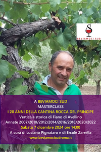 Masterclass. I 20 anni della Cantina Rocca Del Principe. Sabato 7 dicembre ore 14:00