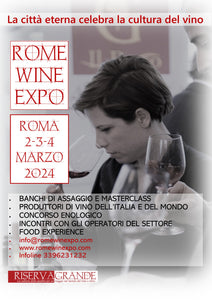 Rome Wine Expo 2/4 marzo 2024. Biglietto di ingresso